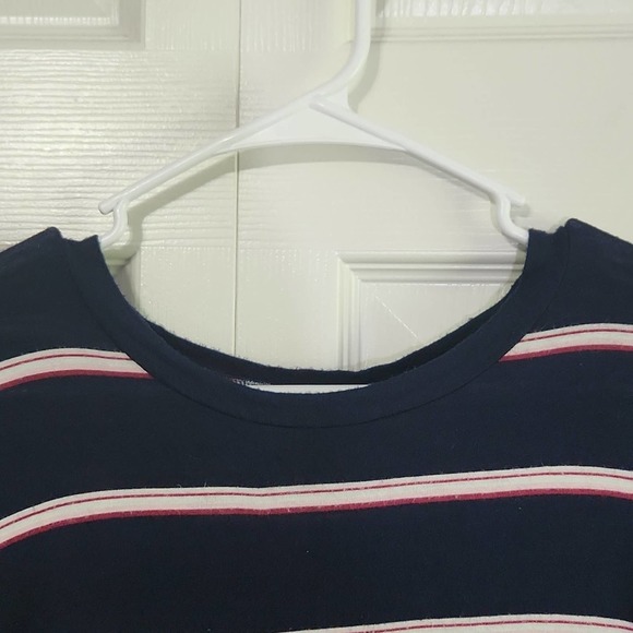 Aeropostale Women's Seriously Soft Tomboy Tee Size Med Long Sleeve Striped - Picture 5 of 8